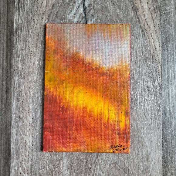 "Autumn Mirage" Painting by Artistic Ashara - Mini Easel Not Included - Picture 3 of 4
